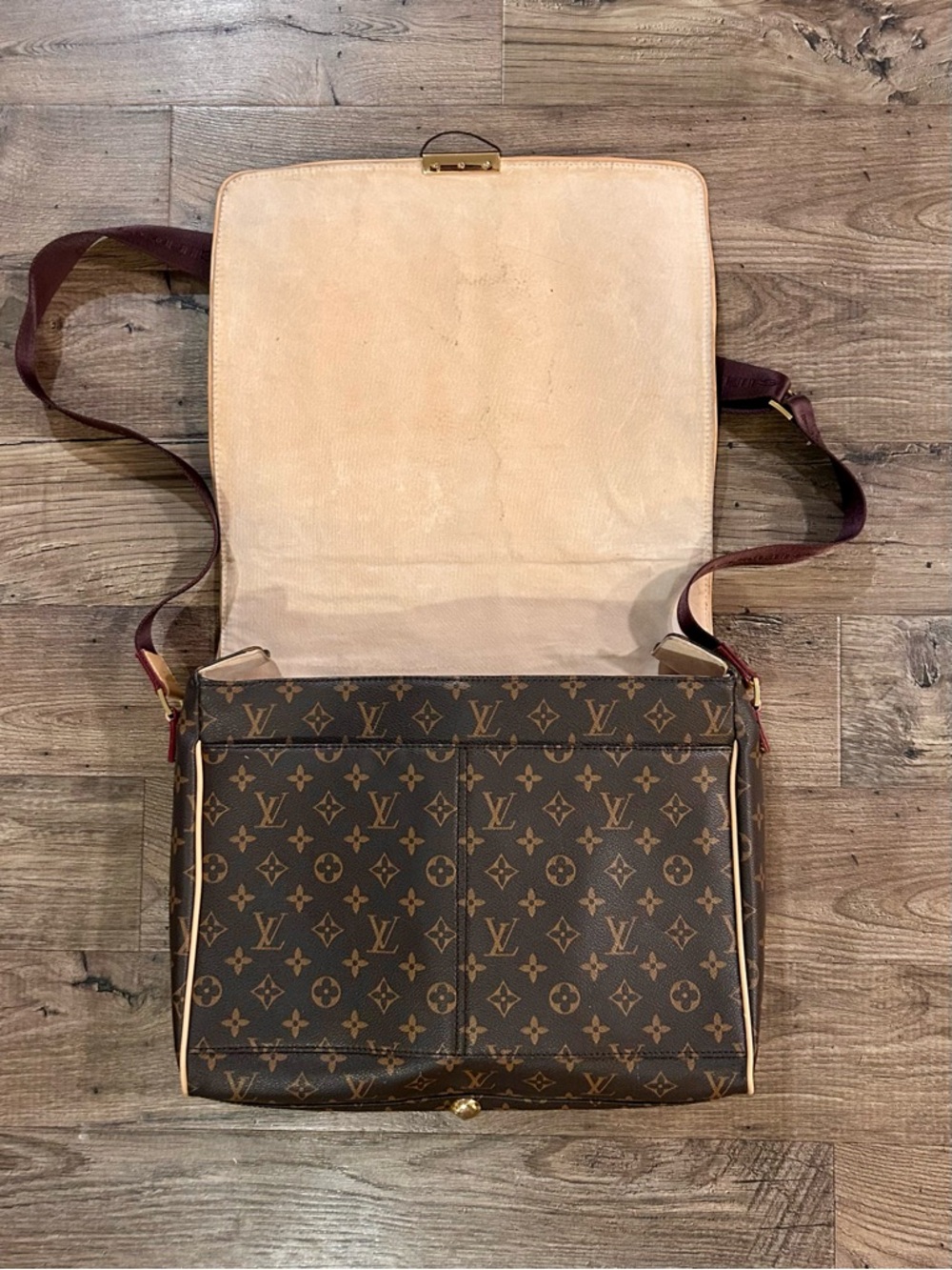 Vintage Louis Vuitton Monogram Canvas Abbesses Messenger Laptop Bag - Picture 4 of 15